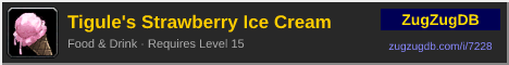 Tigule's Strawberry Ice Cream: forum signature banner