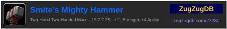 Smite's Mighty Hammer: forum signature banner