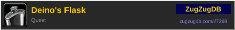 Deino's Flask: forum signature banner