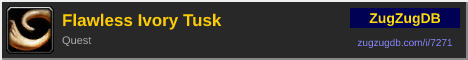 Flawless Ivory Tusk: forum signature banner