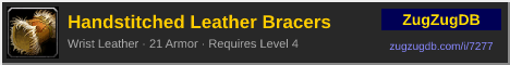 Handstitched Leather Bracers: forum signature banner