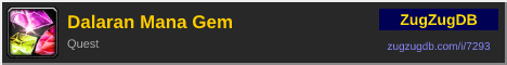 Dalaran Mana Gem: forum signature banner