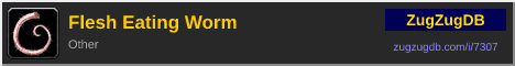 Flesh Eating Worm: forum signature banner