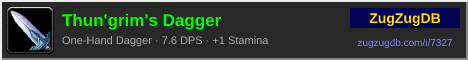 Thun'grim's Dagger: forum signature banner