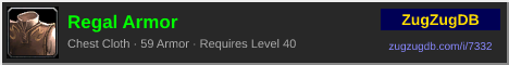 Regal Armor: forum signature banner