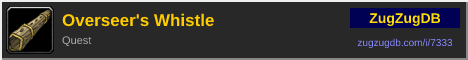 Overseer's Whistle: forum signature banner