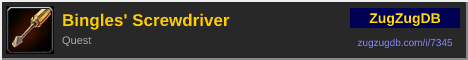 Bingles' Screwdriver: forum signature banner