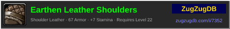 Earthen Leather Shoulders: forum signature banner