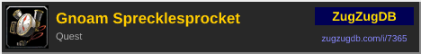 Gnoam Sprecklesprocket: forum signature banner