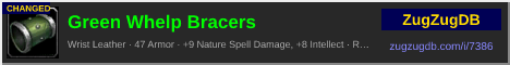 Green Whelp Bracers: forum signature banner