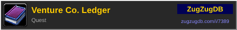 Venture Co. Ledger: forum signature banner
