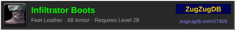 Infiltrator Boots: forum signature banner
