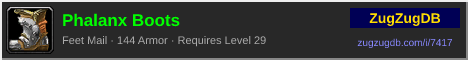Phalanx Boots: forum signature banner