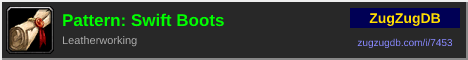 Pattern: Swift Boots: forum signature banner