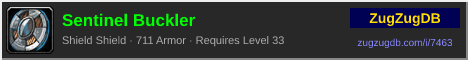 Sentinel Buckler: forum signature banner