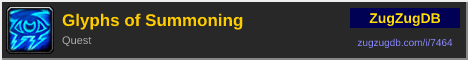 Glyphs of Summoning: forum signature banner