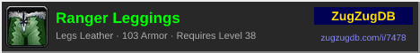 Ranger Leggings: forum signature banner