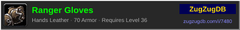 Ranger Gloves: forum signature banner