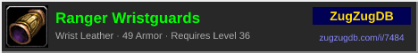 Ranger Wristguards: forum signature banner