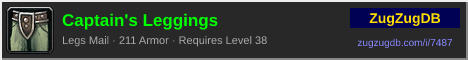 Captain's Leggings: forum signature banner
