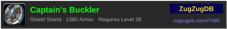 Captain's Buckler: forum signature banner
