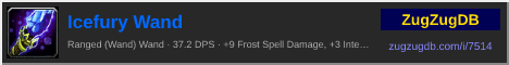 Icefury Wand: forum signature banner