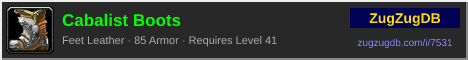 Cabalist Boots: forum signature banner