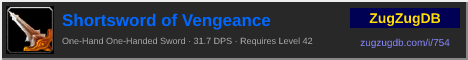 Shortsword of Vengeance: forum signature banner