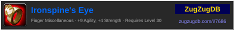 Ironspine's Eye: forum signature banner