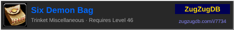 Six Demon Bag: forum signature banner