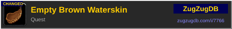 Empty Brown Waterskin: forum signature banner