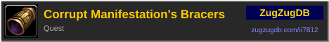 Corrupt Manifestation's Bracers: forum signature banner