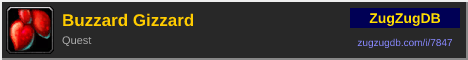 Buzzard Gizzard: forum signature banner