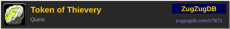 Token of Thievery: forum signature banner
