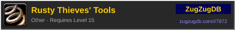Rusty Thieves' Tools: forum signature banner