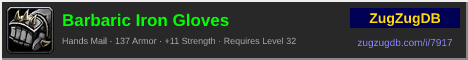 Barbaric Iron Gloves: forum signature banner