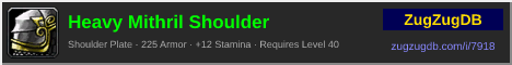 Heavy Mithril Shoulder: forum signature banner