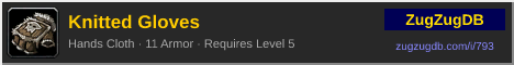 Knitted Gloves: forum signature banner