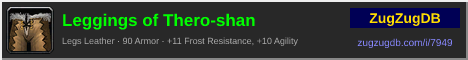 Leggings of Thero-shan: forum signature banner