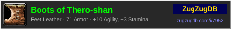 Boots of Thero-shan: forum signature banner