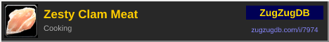 Zesty Clam Meat: forum signature banner
