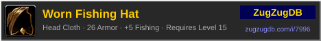 Worn Fishing Hat: forum signature banner