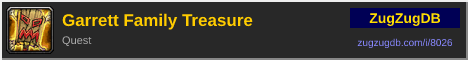 Garrett Family Treasure: forum signature banner