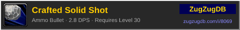 Crafted Solid Shot: forum signature banner