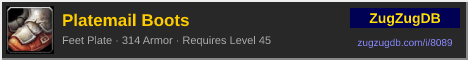Platemail Boots: forum signature banner