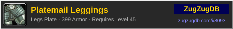 Platemail Leggings: forum signature banner