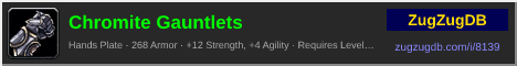 Chromite Gauntlets: forum signature banner