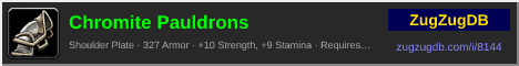 Chromite Pauldrons: forum signature banner