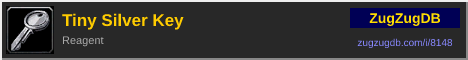 Tiny Silver Key: forum signature banner