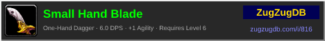 Small Hand Blade: forum signature banner